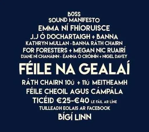 Caoimh Ní Chathail, Coiste Eagraithe Fhéile na Gaelaí.