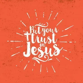 Pon tu confianza en jesus