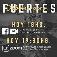 Vivo Pr. Eduardo Ceretani. 
" Débiles pero fuertes "
Facebook . 26/06.