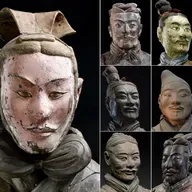 The true colors of Terracotta Warriors