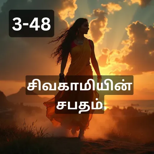 3-48 Sivakamiyin. Sabatham - நாற்சந்தி நடனம் - சிவகாமியின்சபதம் - Audio Book