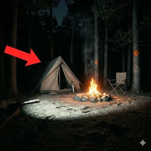 I Went Camping With My Friends. We Kept Walking Back Into the Same Clearing!