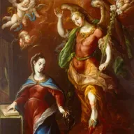 La Anunciación. Cristóbal de Villalpando | #ColecciónMUNAL