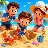 Bedtime Stories: Mom, I Dug in the Sand Today🏖️