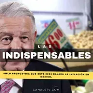 AMLO pronostica que este 2023 bajará la inflación en México.