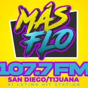 Mas Flo (Tijuana) - 107.7 FM - XHRST-FM - MLC Media - Tijuana, Baja California