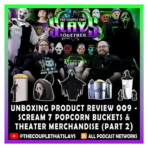 Unboxing Product Review 009 - Scream 7 Popcorn Buckets and Merchandise (Part 2)
