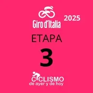 Giro de Italia 2025 - Etapa 3 - Ciclismo de Ayer y de Hoy