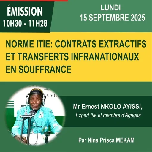 CRADEC/NORME ITIE: CONTRATS EXTRACTIFS ET TRANSFERTS INFRANATIONAUX EN SOUFFRANCE
