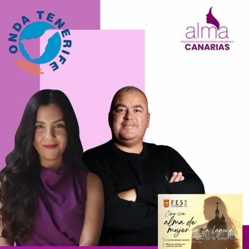 Entrevista Onda Tenerife Cine con Alma de Mujer en La Laguna. Raquel Valle y Rumen Justo