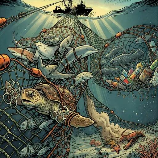 🕸️ The Ocean’s Invisible Trap