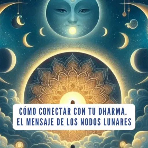 Cómo conectar con tu Dharma. CONECTAR CON TU DHARMA. El mensaje de los Nodos Lunares