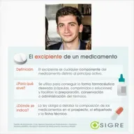 Más cerca - El excipiente de un fármaco no cura, pero ayuda -08/10/25