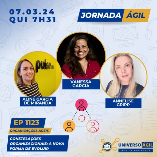 #JornadaÁgil EP1123 #OrganizaçõesÁgeis Constelações Organizacionais: A nova forma de evoluir pessoas