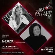 "Rock Reclame": Gabi Lopes (atriz e influenciadora) e Gal Barradas (publicitária e empreendedora)