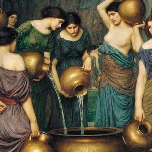 41 Las Danaides y Tántalo