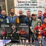 ENTREVISTA PRESENTACIÓN PARTIDO DE FÚTBOL