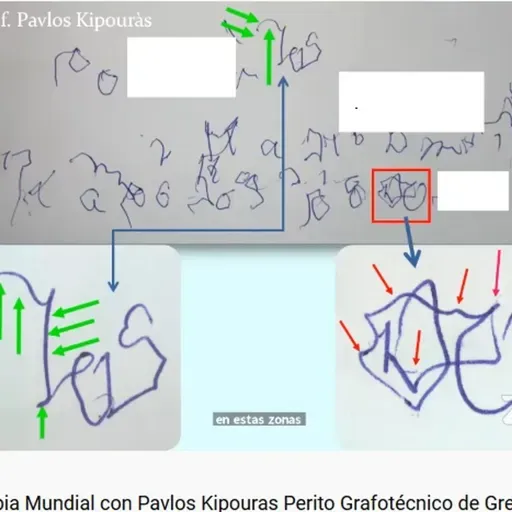 Pericias sobre escritura en Griego Pavlos Kipouras Perito Grafotécnico de Atenas