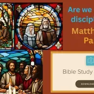 #25  Matthew 10 part 1 Are we Biblical disciples?