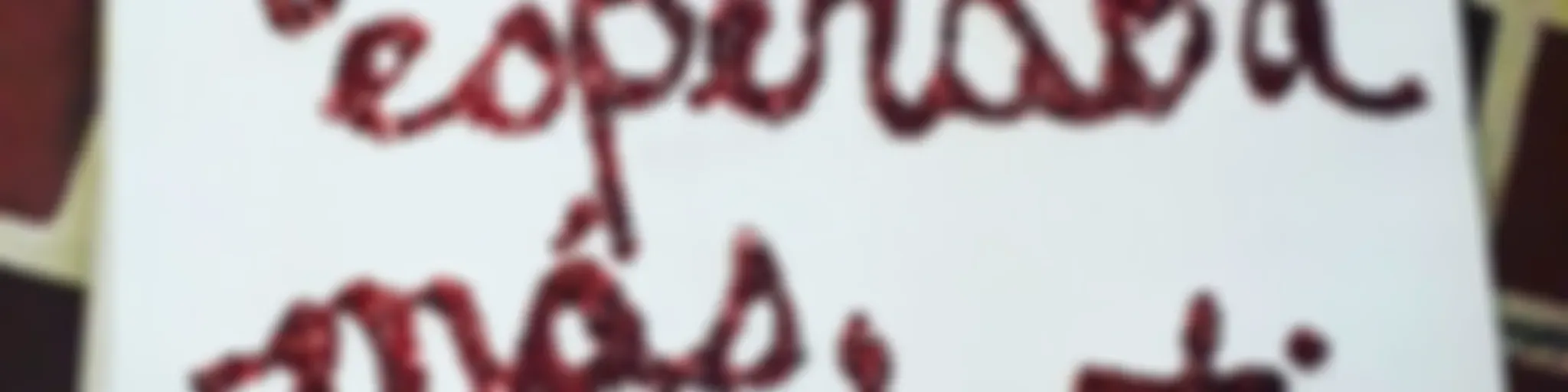 Yo esperaba más de ti