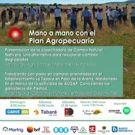 Presentación de la cosechadora de Campo Natural, Navitera. Visita a productor, jornada de campo AUGAP.