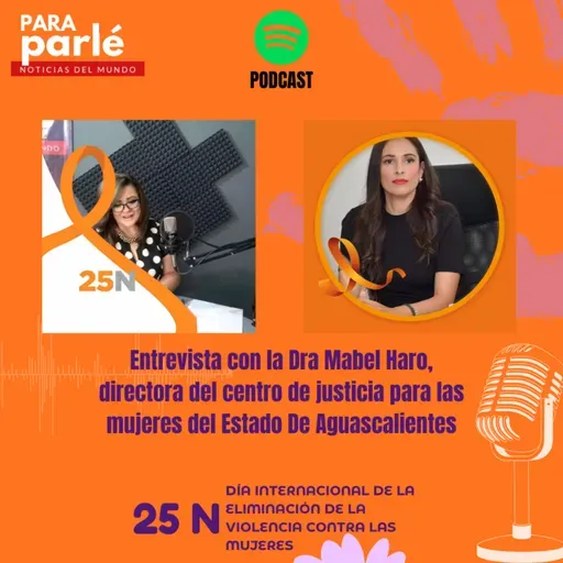 Entrevista con la Dra Mabel Haro, directora del centro de justicia para las mujeres del Estado De Aguascalientes
