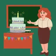 #Milán Cumpleaños en clase