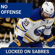The Buffalo Sabres have a goal scoring problem that showed it's face again in Boston