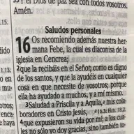 Romanos Capítulo 16