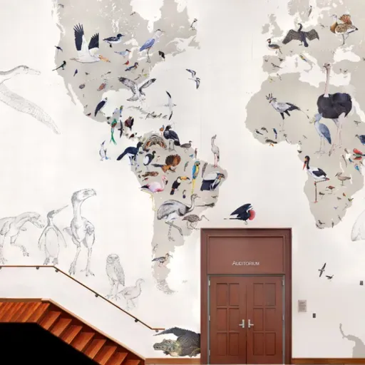 Jane Kim and the Wall of Birds