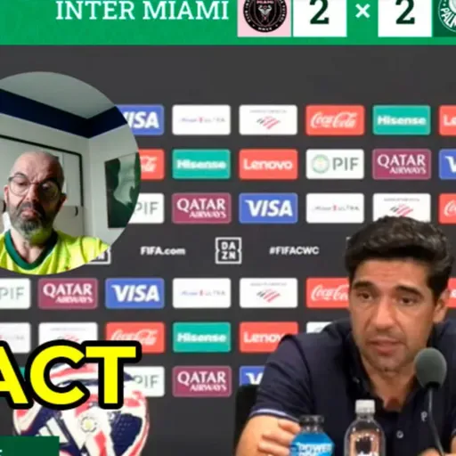 REACT - Coletiva Abel Ferreira - Inter Miami 2x2 Palmeiras
