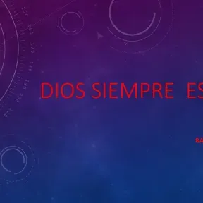 Dios es fiel