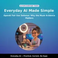 OpenAI Fair Use Defense: Why the Musk Evidence Matters