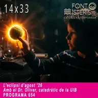 L'eclipsi d'agost '26 amb el Dr. Oliver, catedràtic de la UIB| Font de Misteris 14x33 (654)