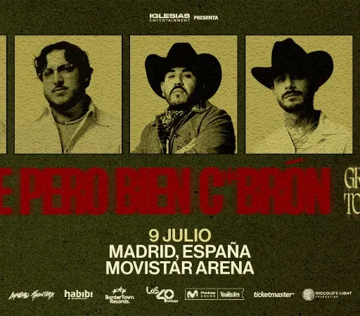 Grupo Frontera monta un fiestón mexicano en Madrid