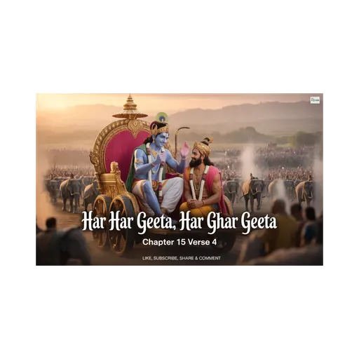 अध्याय 15 श्लोक 4 | भगवद गीता हिंदी | गीता का सार | मुक्ति, परम स्थान और परम पुरुष #jagatkasaar