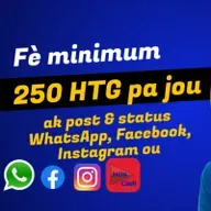 Fè minimum 250 HTG pa jou