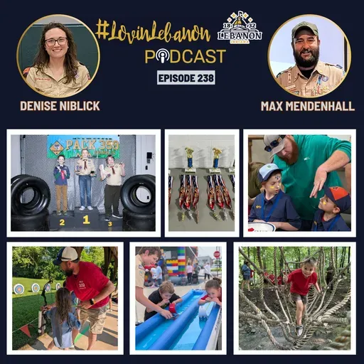 Episode 238 - Scouting, Pinewood Derby & Spaghetti Dinner | Denise Niblick & Max Mendenhall