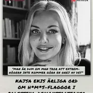 Ekis ärliga ord om Hamas-flaggor i Palestina demonstrationer