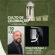 Culto 10/08/2025 – Deus Está Aqui, e Eu Não Sabia