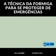 A TÉCNICA DA FORMIGA PARA SE PROTEGER DE EMERGÊNCIAS [SHORT]