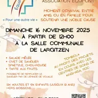 Largitzen le 16 novembre  : Repas de soutien et de découverte de l'association ÉquiPont