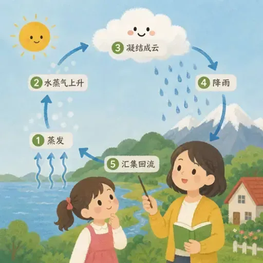 [HSK 4] 雨从哪里来？ - Where Does Rain Come From?