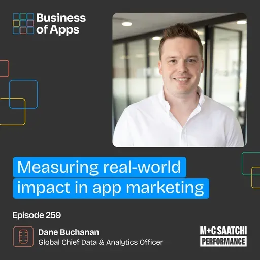 #259: Measuring real-world impact in app marketing with Dane Buchanan, Global Chief Data & Analytics Officer at M+C Saatchi Performance