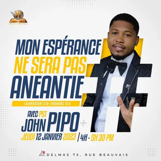 Mon ésperance ne sera pas aneantie