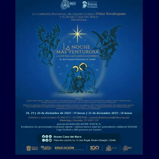 PERSONAS NO GRATAS 2683 AL TEATRO Obra de Teatro "La noche más venturosa"