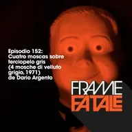 152: Cuatro moscas sobre terciopelo gris