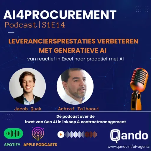 S1E14 | Generatieve AI voor Supplier Performance management | AI4Procurement powered by Qando!