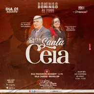 MINISTRAÇÃO PR. MARCIO VERGNIANO - CEIA DO SENHOR AGO/2021