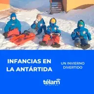 Las infancias en la Antártida. Un invierno divertido.